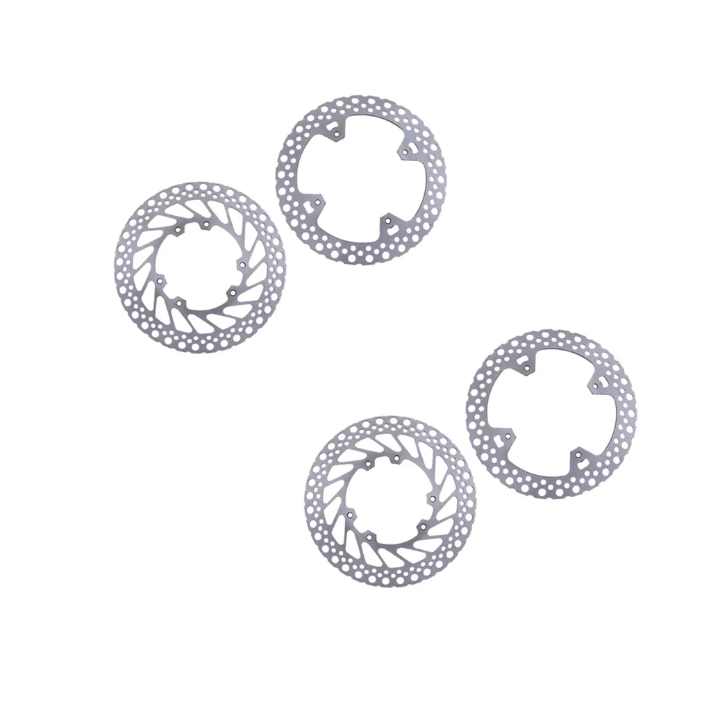 4 Sets 240mm Motorbike Front Rear Brake Disc Rotors for Honda-HM CRE300FX/CRE500FX 2008-2009 Motorcycles