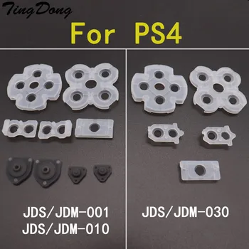 

TingDong Silicone Conductive Rubber Adhesive Button Pad Keypads for Sony PlayStation DualShock 4 PS4 Pro Slim Controller Gamepad
