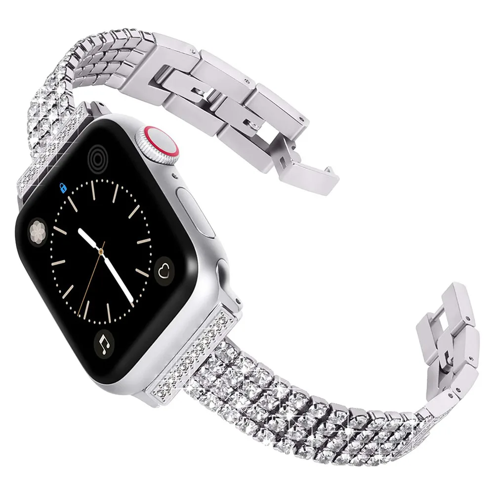 Bling Bands For Apple Watch 41mm 38mm 40mm 42mm 44mm Women Dressy