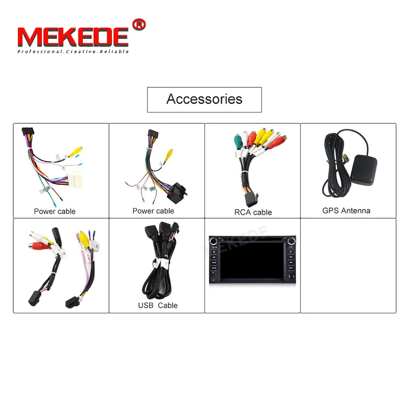 Best MEKEDE HD 2 din car dvd for KIA SORENTO MAGENTIS SPORTAGE MORNING CEED RIO CERATO 2005-2010 KIA universal Android 9.0 8 core 4