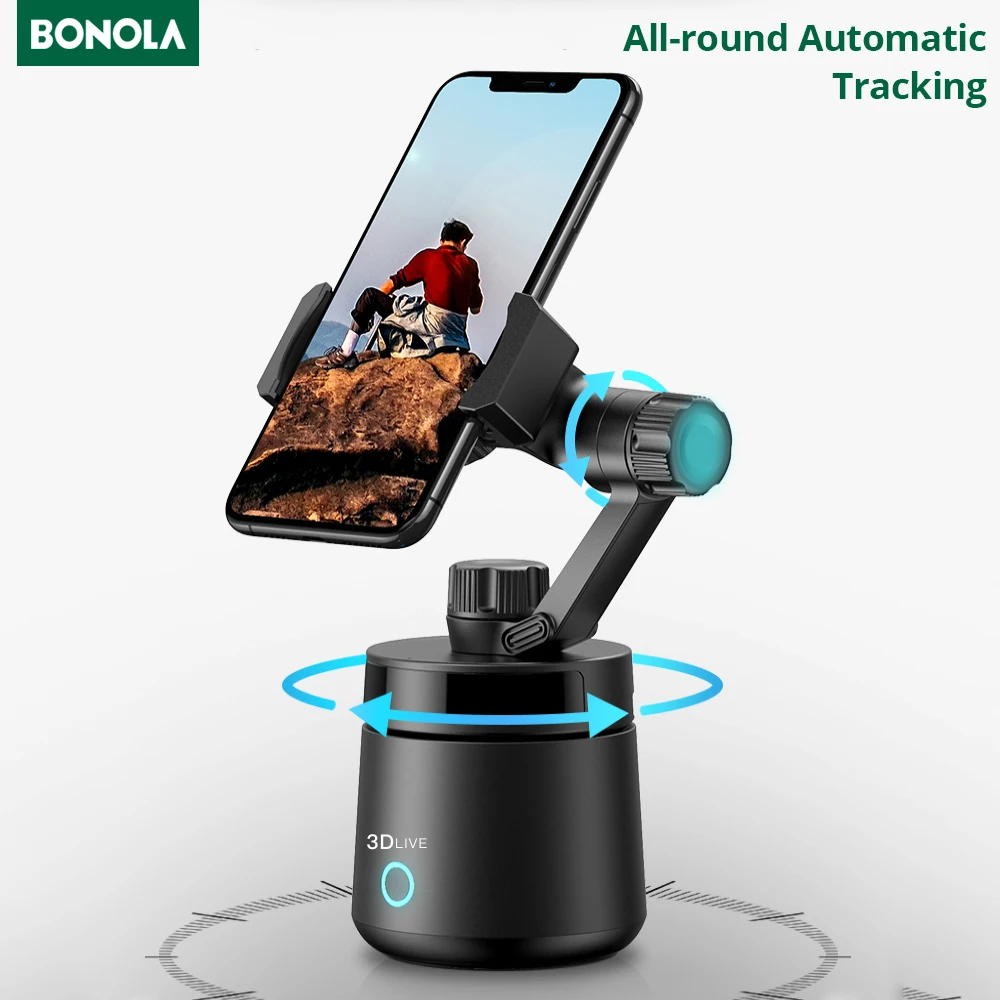 Автоматический подвес Bonola 360 ° для iPhone 12S/12 Pro Max /11 Samsung Xiaomi mi селфи-Палка
