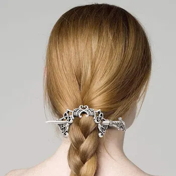 

2pcs Celts Vintage Retro Creative Hair Clips Hair Stick Metal Hairpin Hair Accessories for Women Girls