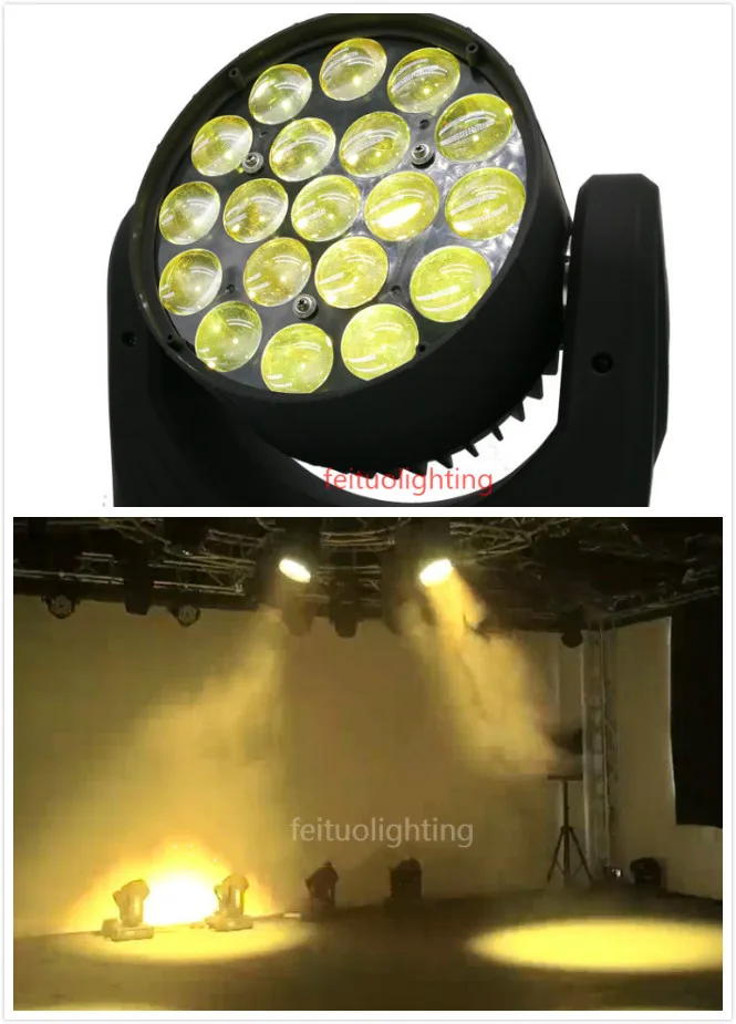 H (светильник s/Чехол) Zoom Wash Dj музыкальное оборудование 19x10w rgbw 4 в 1 цветной lyre dmx