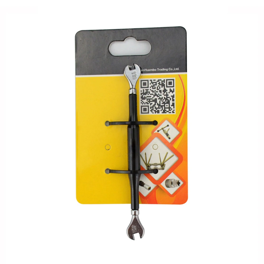Bicycle Tool Spoke Wrench Hardware Screwdriver Household Appliances Black Bicycle Wrench Riding Accessories