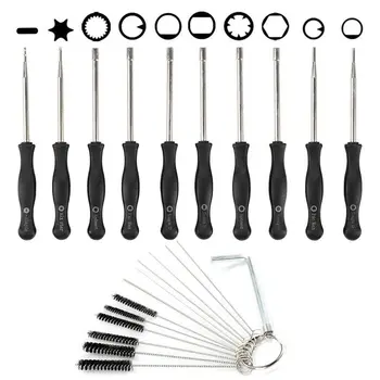 

Carburetor Adjustment Tool with Carburetor Cleaning Brush Needle for Common 2 Cycle Small Engine ECHO STIHL Poulan MTD