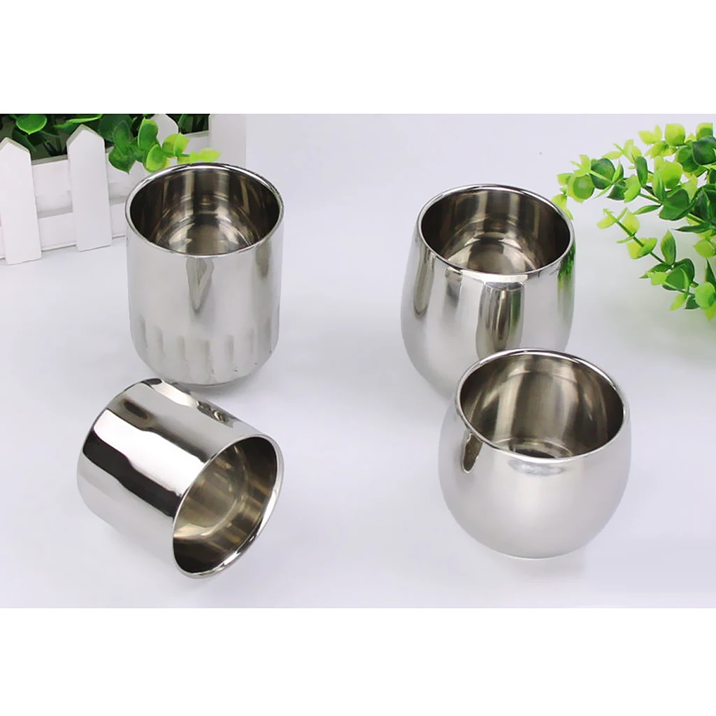 Stainless Cup Beer Coffee Mug Vodka Cup Double Wall Straight Tea Mug 120ml / 200ml Stainless Cup Beer Coffee Mug Vodka Cup Double Wall Straight Tea Mug 120ml / 200ml