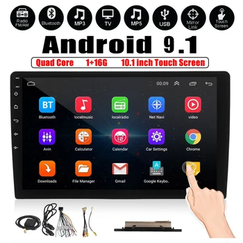 

2 Din Android 9.1 Car Radio No DVD Player 10.1'' 1080P Car Stereo Autoradio Mirrorlink GPS Navigation Wifi Head Unit