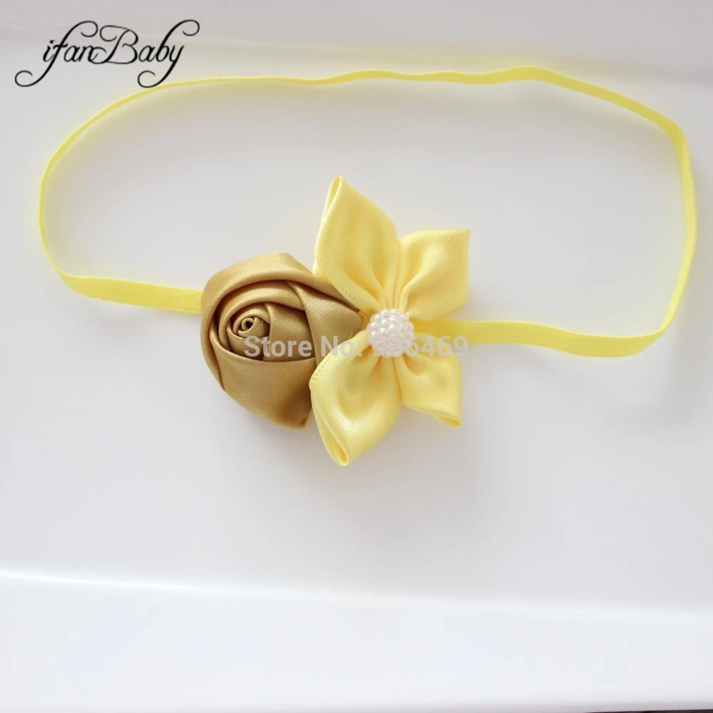 kids nylon headband girl flower headband accessories (21)