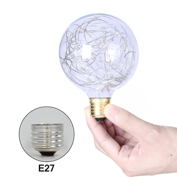 

LED Bulb E27 G95 Warm Light Firework Effect Retro Filament Bulb Christmas Holiday Decoration Atmosphere Light