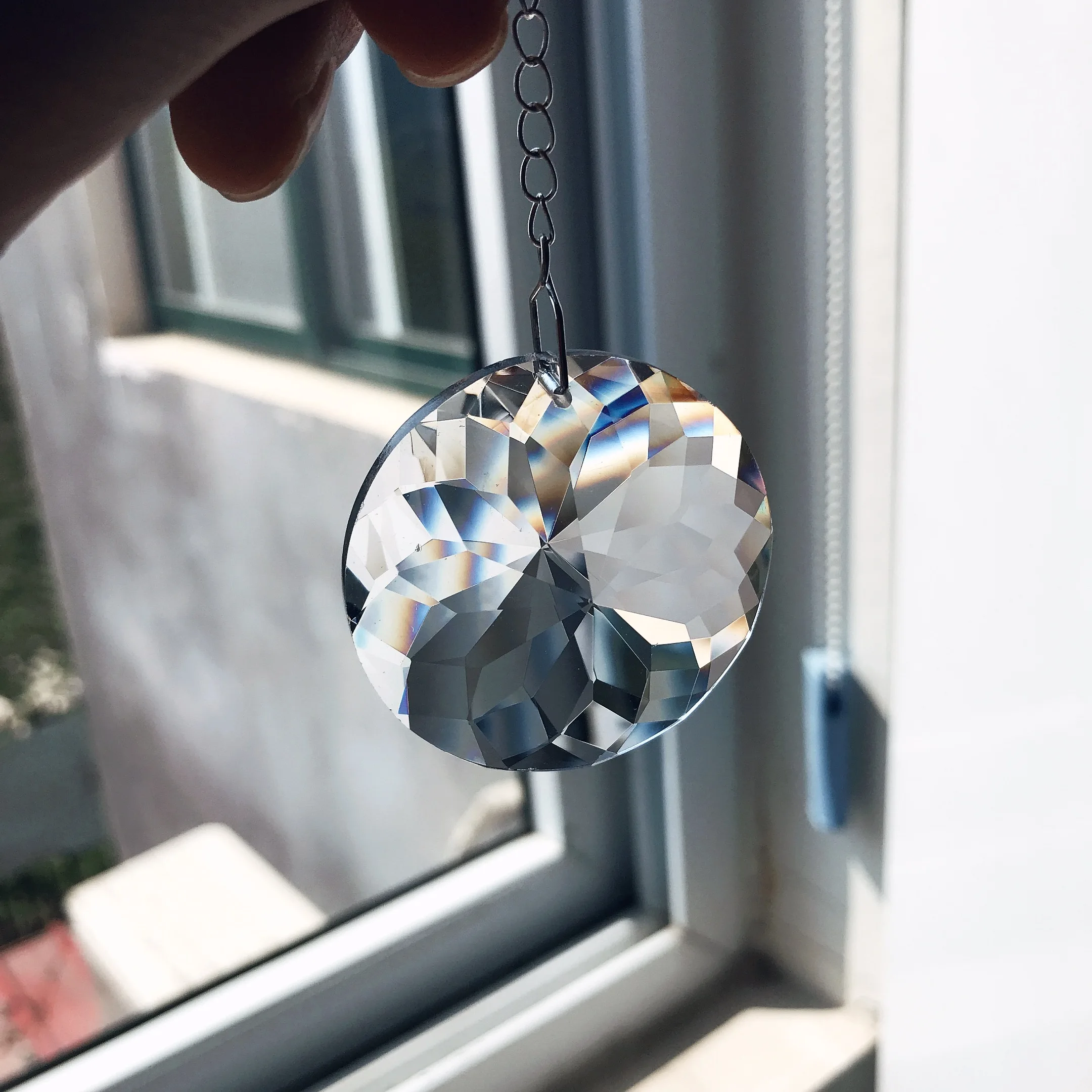 Prisms Chandelier Cutting Pendants Diy Prism Parts Projects Ornament 45MM Sun Glass Crystal Prism Chandelier Crystal Prism