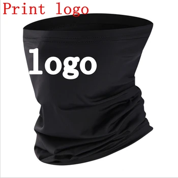 

10PCS LOGO Ad Printing Picture Individual Package Cycling Face Shield Summer Outdoor Multifunction Unisex Ring Scarves Mask