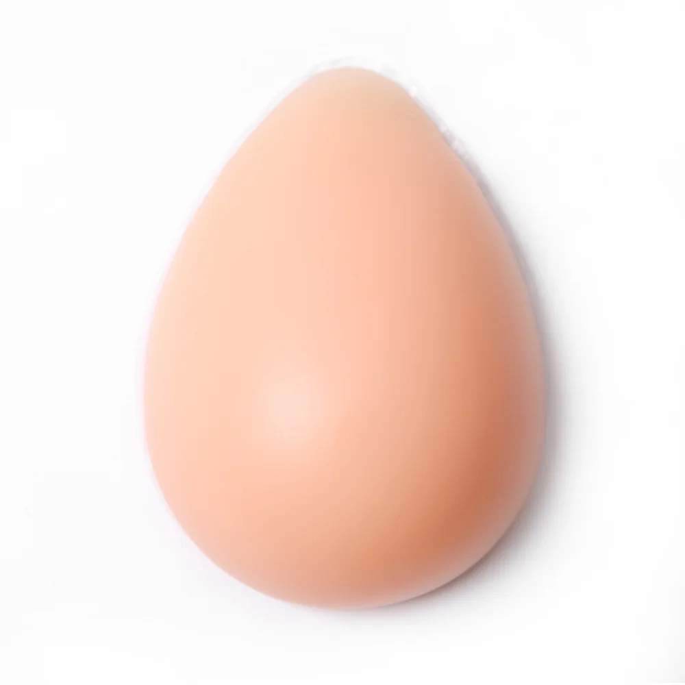 

1Pc Artificial Breast Forms Water-drop Shape Realistic Chest Enhancer With Concave Bottom Skin For Postoperative Crossdresser