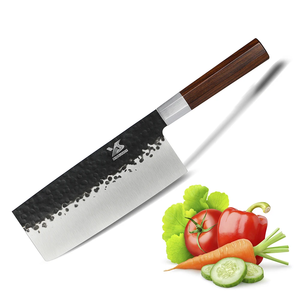 Kitchen Knife 7 Inch Chinese Cleaver Chinese Cleaver Vs Chefs Knife