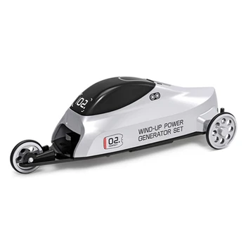

Hand Crank Car Children's Educational Toys Car Model Power Generation Tricycle