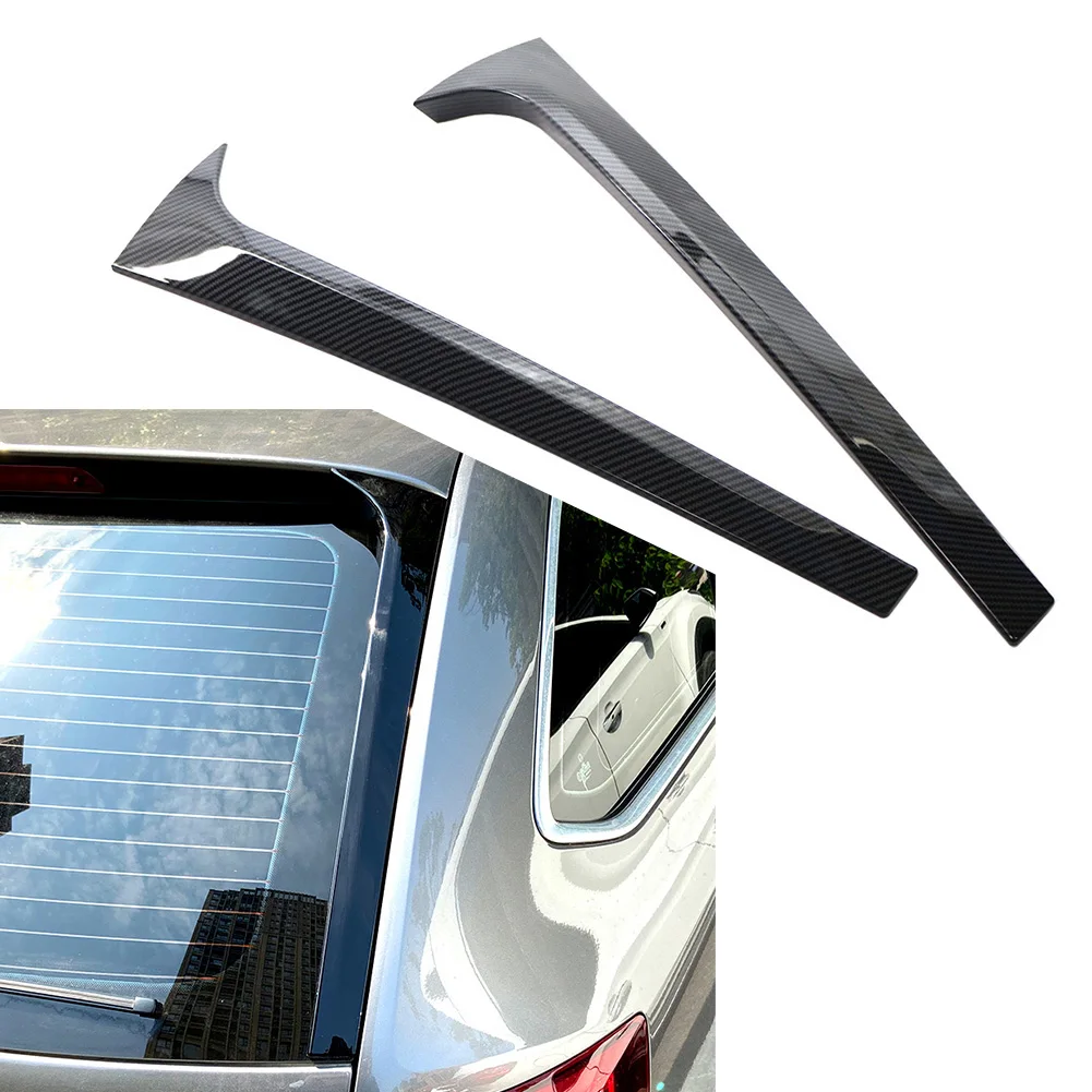 

Боковой спойлер для заднего стекла автомобиля, 2 шт., сплиттер, отделка из углеродного волокна ABS для универсала Skoda Octavia 2014, 2015, 2016, 2017, 2018, 2019