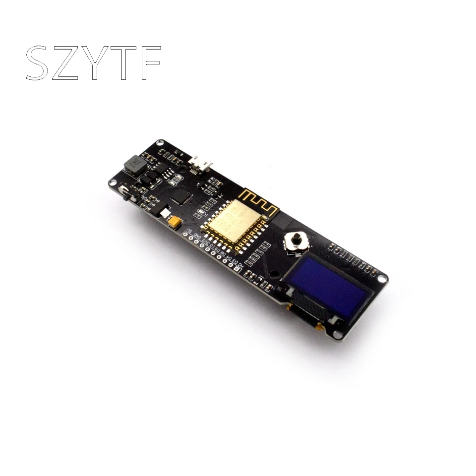 Tanie ESP8266 NODEMCU z 0.96 OLED rozszerzona temperatura i wilgotność pokładzie rozwoju stacja pogodowa wIFI atak