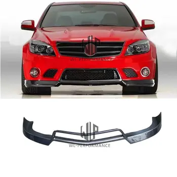 

W204 Real C63 AMG V Style High Quality Carbon Fiber Car Front Bumper Lip splitter for Mercedes-Benz W204 C63 AMG 12-14