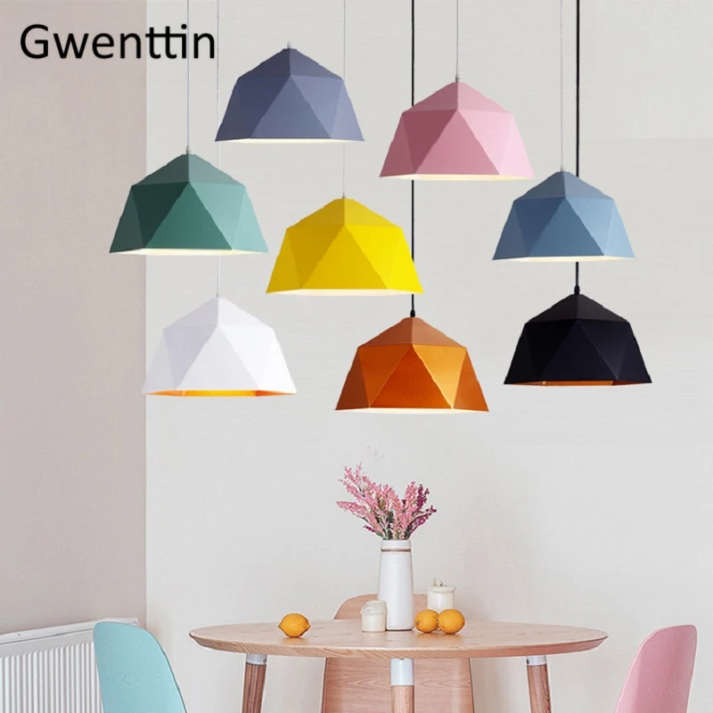 Красочные Подвесные Светильники Led скандинавский Лофт промышленный Декор