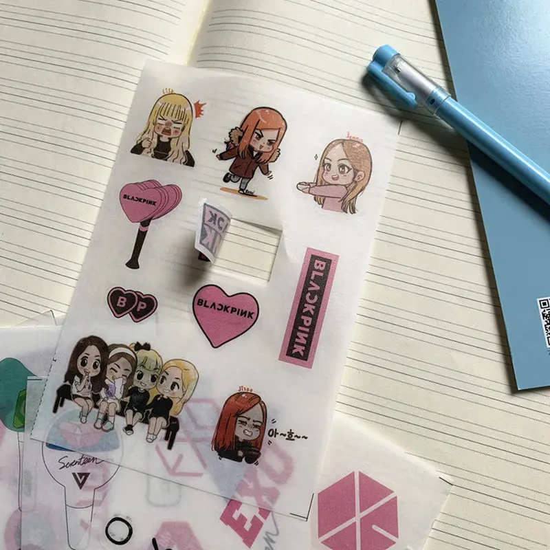 1 шт. горячая Распродажа blackblackpink TWCIE GOT7 альбом поделки ПВХ наклейки для автомобиля багаж ноутбук холодильник Канцелярские наклейки