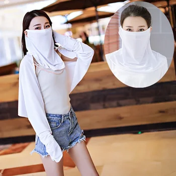 

Multi-functional Headgear Face Mask Headband And Neck Brace ice silk wraps