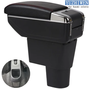 

For Suzuki Celerio Armrest Box Celerio Universal Car Central Armrest Storage Box cup holder ashtray modification accessories