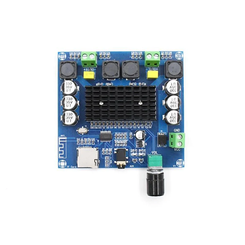 XH-A105 Bluetooth 5 0 TDA7498 плата цифрового усилителя 2X100W стерео аудио AMP модуль с