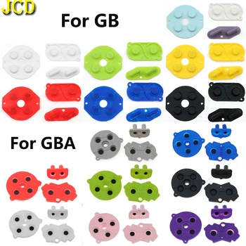 

JCD 10Set Colorful Rubber Conductive Button A B D-pad for Nintend GameBoy Advance GBA GB Silicone Conductive Start Select Keypad