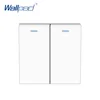 Wallpad 2 Gang Reset Switch Momentary Contact Function Key Plastic for Module Only 55*55mm ► Photo 2/6