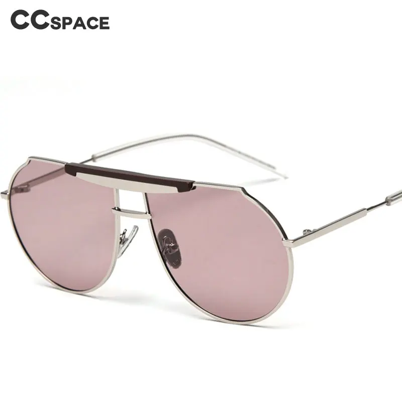 

47156 Polarized Irregular Geometric Sunglasses Metal Frame Men Women Personality Sunglasses UV400