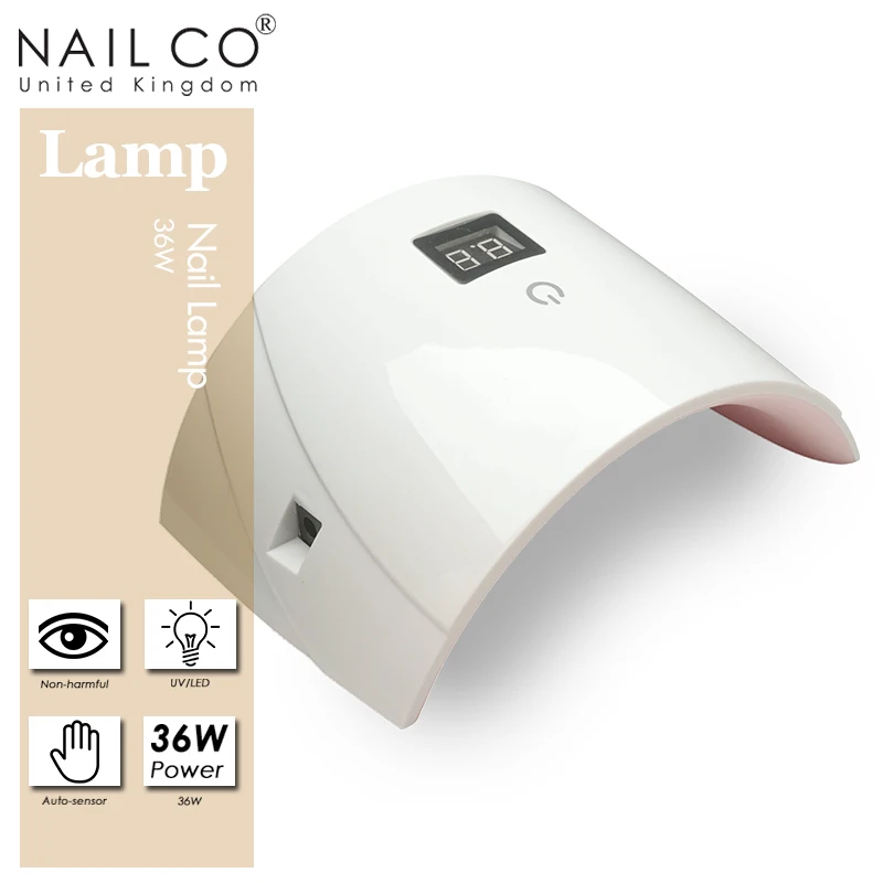 

NAILCO 36W LED/UV Lamp For Manicure LED Nail Dryer Lampe UV US/UK/EU Plug Drying All Gels Nail Polish Nail Art Tools