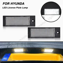 2Pc LED License Number Plate Lamp Light For Hyundai Tucson IX35 2015 2016 2017 2018 Kia Forte Sedan 2019-up XCeed 2019 2020 2021