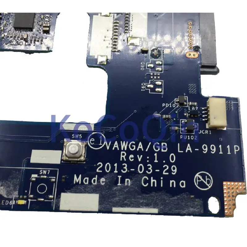 Reviews  KoCoQin Laptop motherboard For LENOVO Ideapad G505 A4-5000 Mainboard VAWGA/GB LA-9912P AM5000 CPU