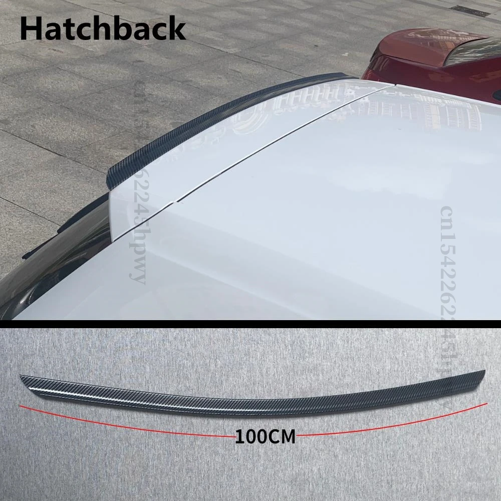 Spoiler Universal Rear Wing Sedan Hatchback Car Tuning Accessories Trunk Lip Lid For Mercedes W204 BMW Honda Civic Audi VW Golf