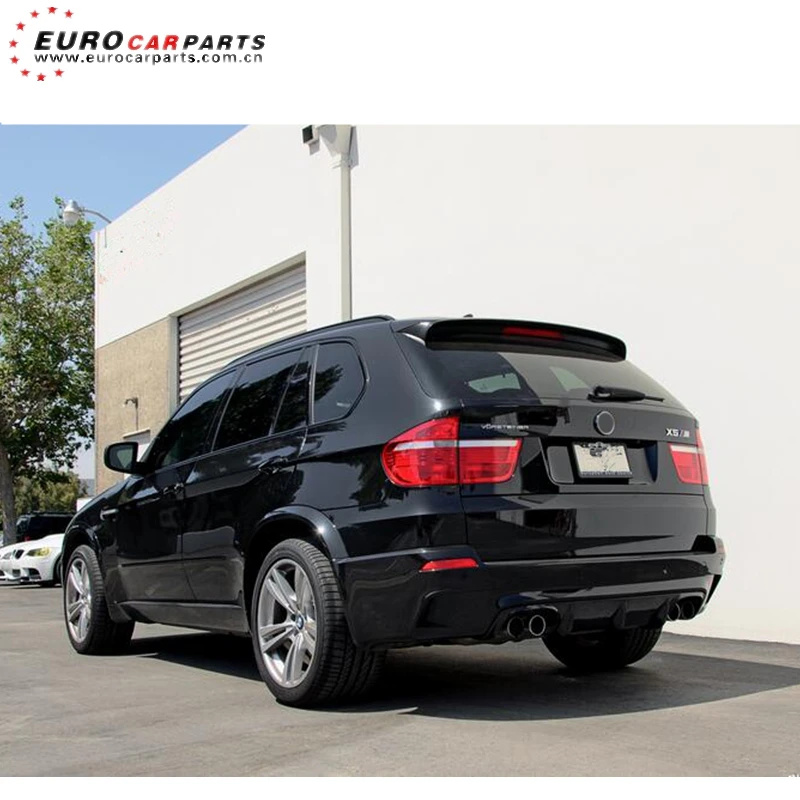 Рассеиватель X5 E70 задний диффузор из углеродного волокна V style для