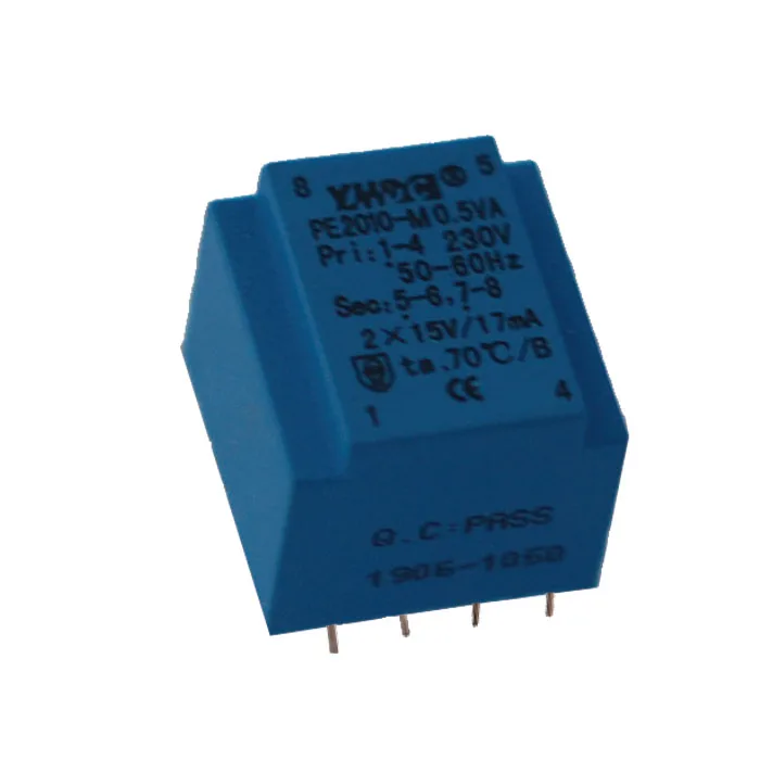 YHDC PE2010 M мощность 0.5VA 110В/6В инкапсулированный PCB монтажный Электрический силовой