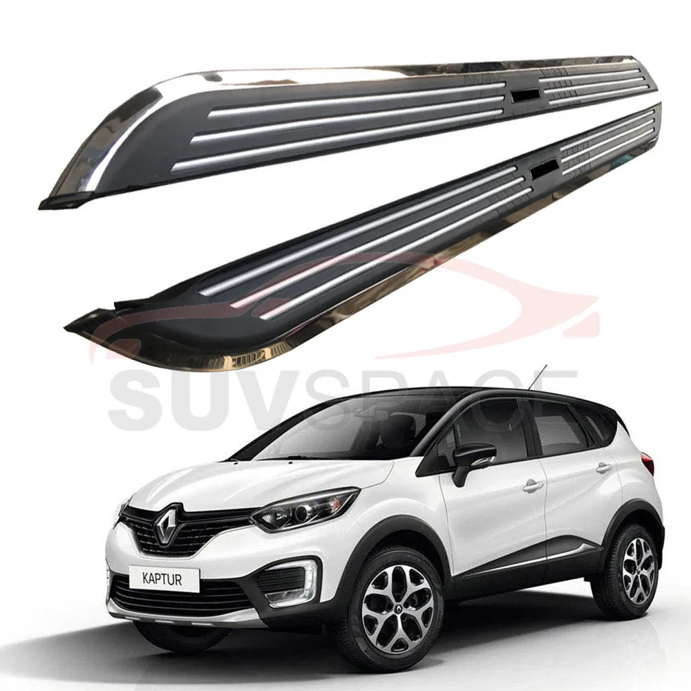Боковой Шаг подходит для Renault Captur- Беговая доска nerf бар 2 шт. левый и правый алюминиевый боковой шаг боковая педаль
