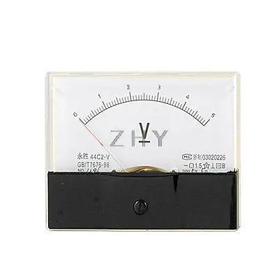 44C2 аналоговый измеритель напряжения постоянного тока 0-5 в вольтметр