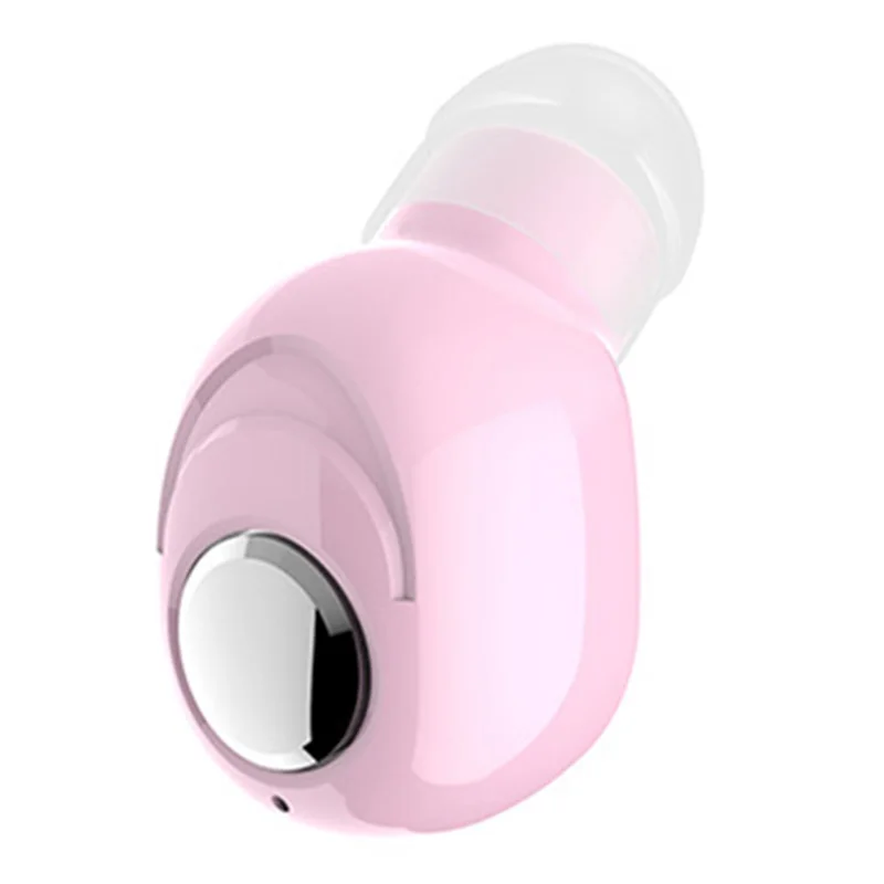 Улучшенная беспроводная гарнитура CVC8.0 Цифровое шумоподавление водонепроницаемый и анти-пот в уши скрытые беруши YE-Hot - Цвет: Розовый