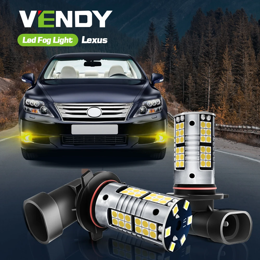 

2pcs LED Fog Light Blub Lamp Canbus No Error 9006 HB4 For Lexus ES330 ES350 2007-2012 GS300 GS430 GS350 GS450H GS460 2008-2011