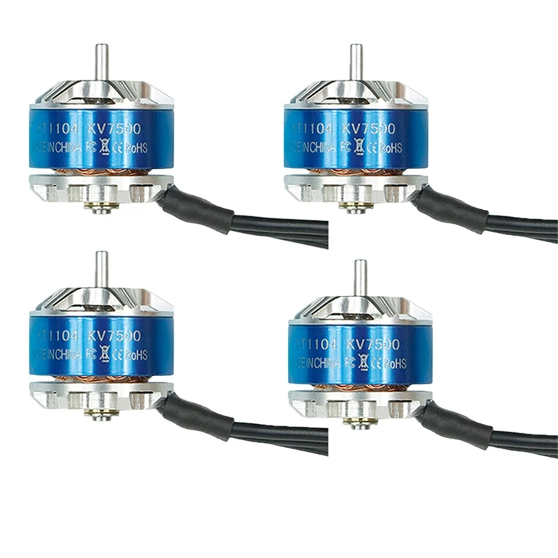 ABKT-XT1104 7500kv миниатюрный бесщёточный электродвигатель KV7500 комплект двигателя для KINGKONG RC Мини мультироторный Квадрокоптер рама Дрон Крытый(без CW CC
