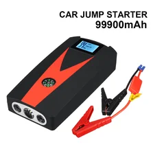 Многофункциональное автомобильное пусковое устройство 99900 мАч 800A светодиодный USB внешний аккумулятор портативный аварийный автомобильный аккумулятор зарядное устройство пусковое устройство