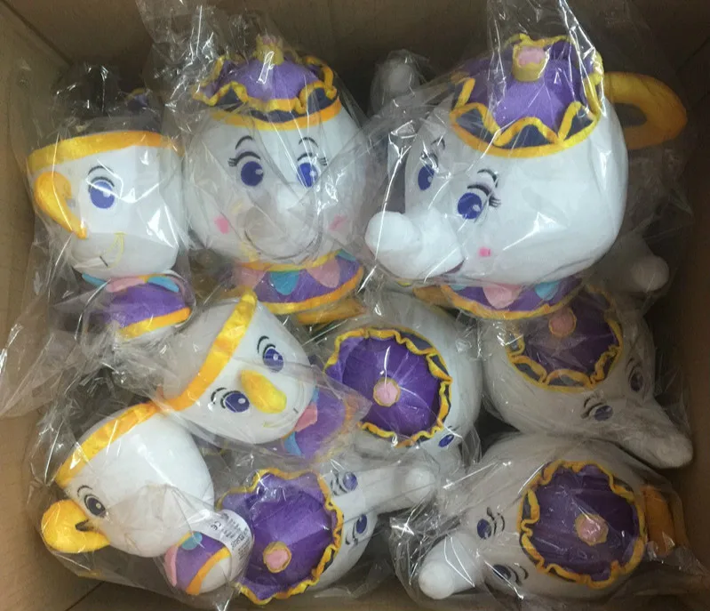 Чайник Mrs.Potts Beauty and the Beast чайный чайник мягкая игрушка кукла плюшевые игрушки