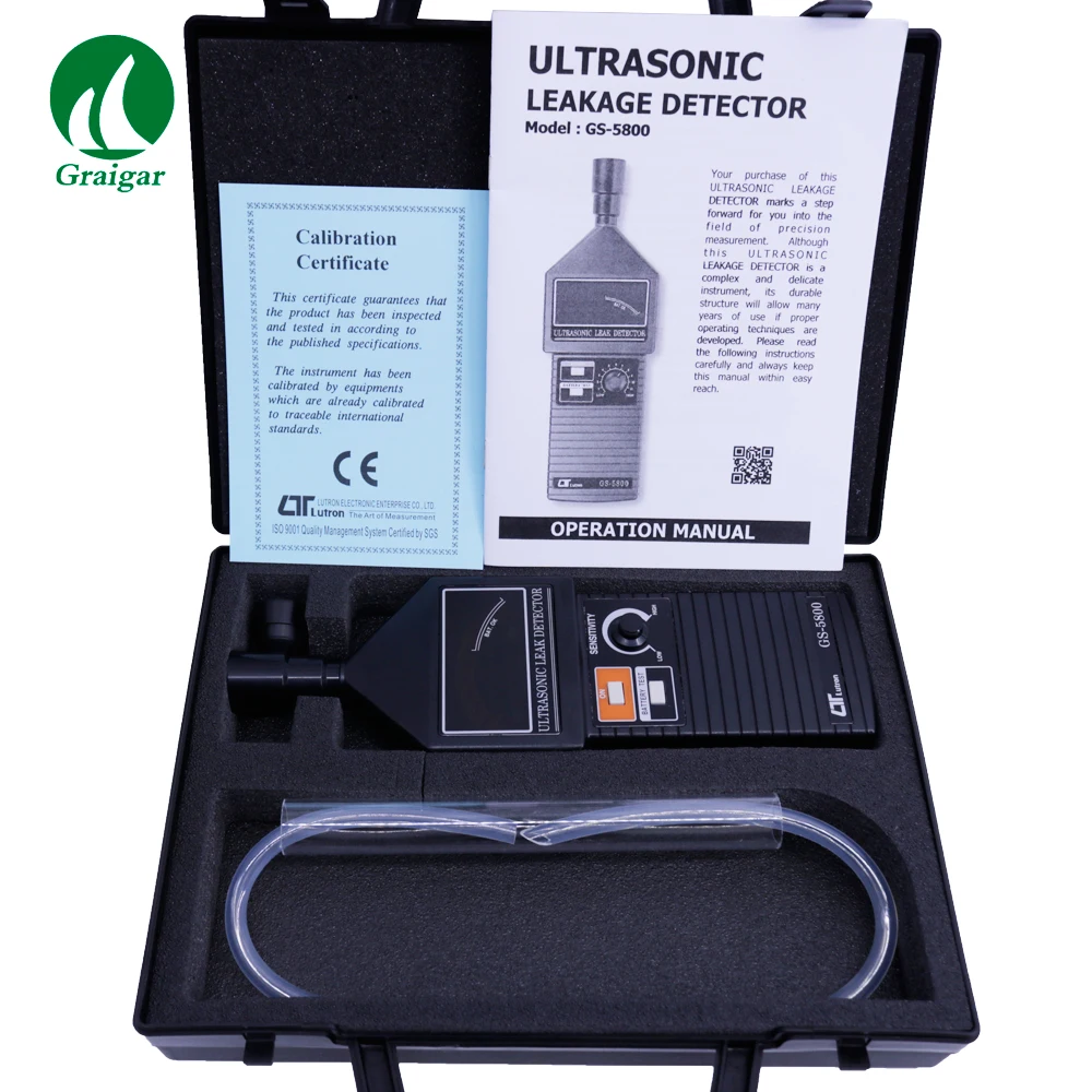 

GS-5800 Ultrasonic Leakage Detector Frequency response: 20KHz to 100KHz