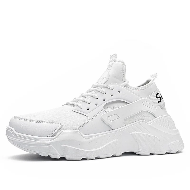 

INS Super Fire Shoe Trendy Shoes MEN'S SHOES Winter plus Velvet Warm Online Celebrity Small White Shoes Dad Extra High Sports Wh