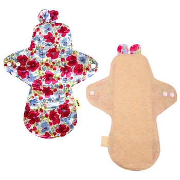 

1Pc 25x18cm Reusable Sanitary Pads Washable Cotton Cloth Female Hygiene Menstrual Pad Sanitary Panty Liner Towel Pad Health Care