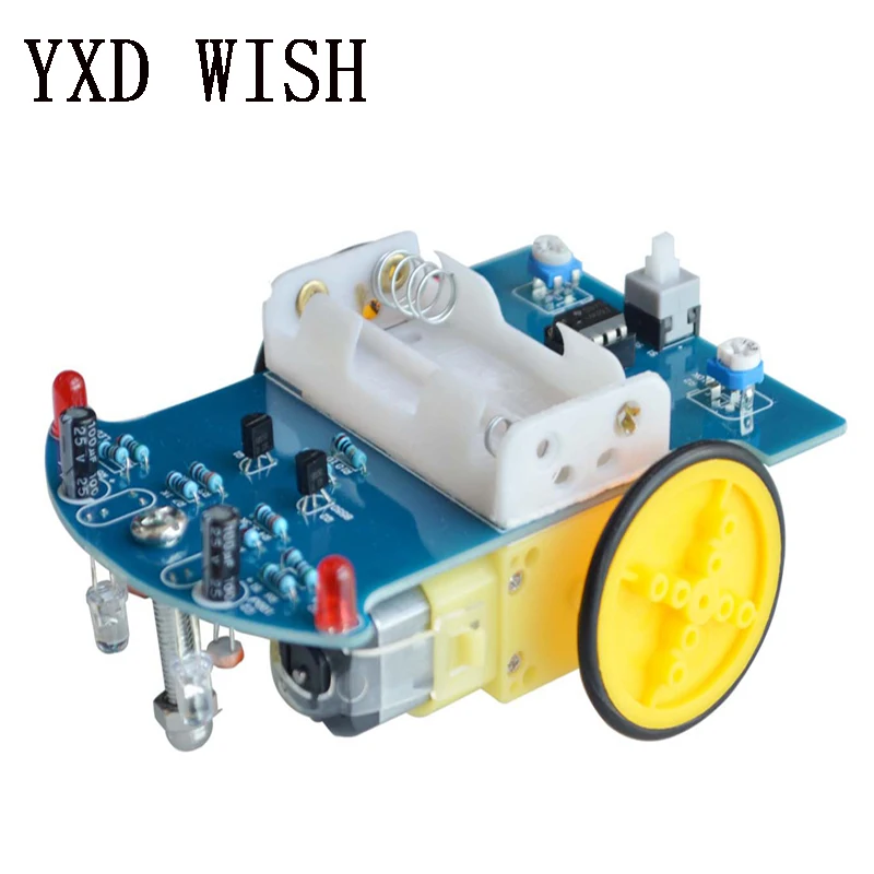 

Motor Smart Car DIY Kit Intelligent Tracking Line Smart Car Kit TT Motor Electronic Smart Patrol Automobile Parts Diy Electronic