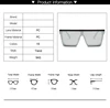 15 colors Flat Top Sunglasses Men Women Brand Designer Square Shades Gradient Sun Glasses Men
