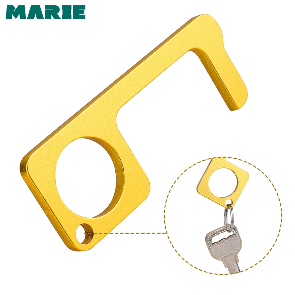 MARIE KM001 Portable Hygiene No-Touch EDC Door Opener Hand Antimicrobial Elevator Door handle Presser Tool 2020 New-15