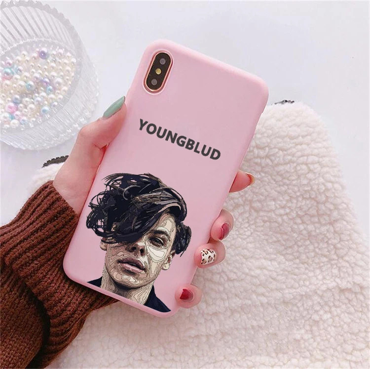 Yungblud Мягкий силиконовый чехол для iPhone 6/6s, 6 Plus/6s Plus, 7 Plus/8, 7 Plus/8 Plus, X, K, XS, XR, XSMax 11Pro - Цвет: FHSR-23318