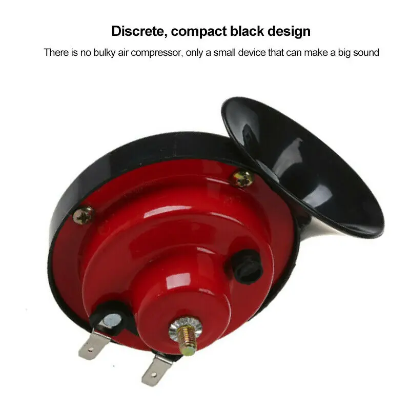 Universal 12V 300DB Loud Car Air Horn for Auto Vehicle Trucks Trumpet Super Train Horn Waterproof Electric Snail Signal car siren horn car air horn train horn waterproof horn